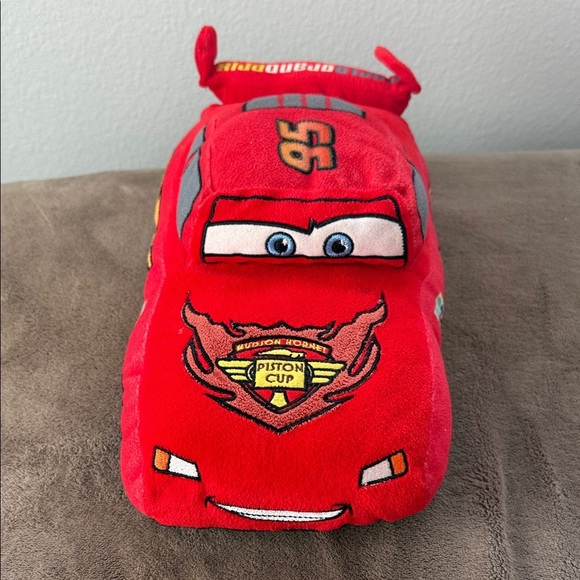 Disney Other - Disney Cars Lightning McQueen Plush - Vibrant Red